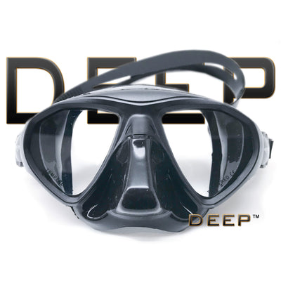 BTS DEEP Frameless Mask front view- Blue Tuna Spearfishing Co