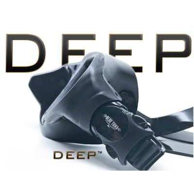 BTS DEEP Frameless Mask side view - Blue Tuna Spearfishing Co