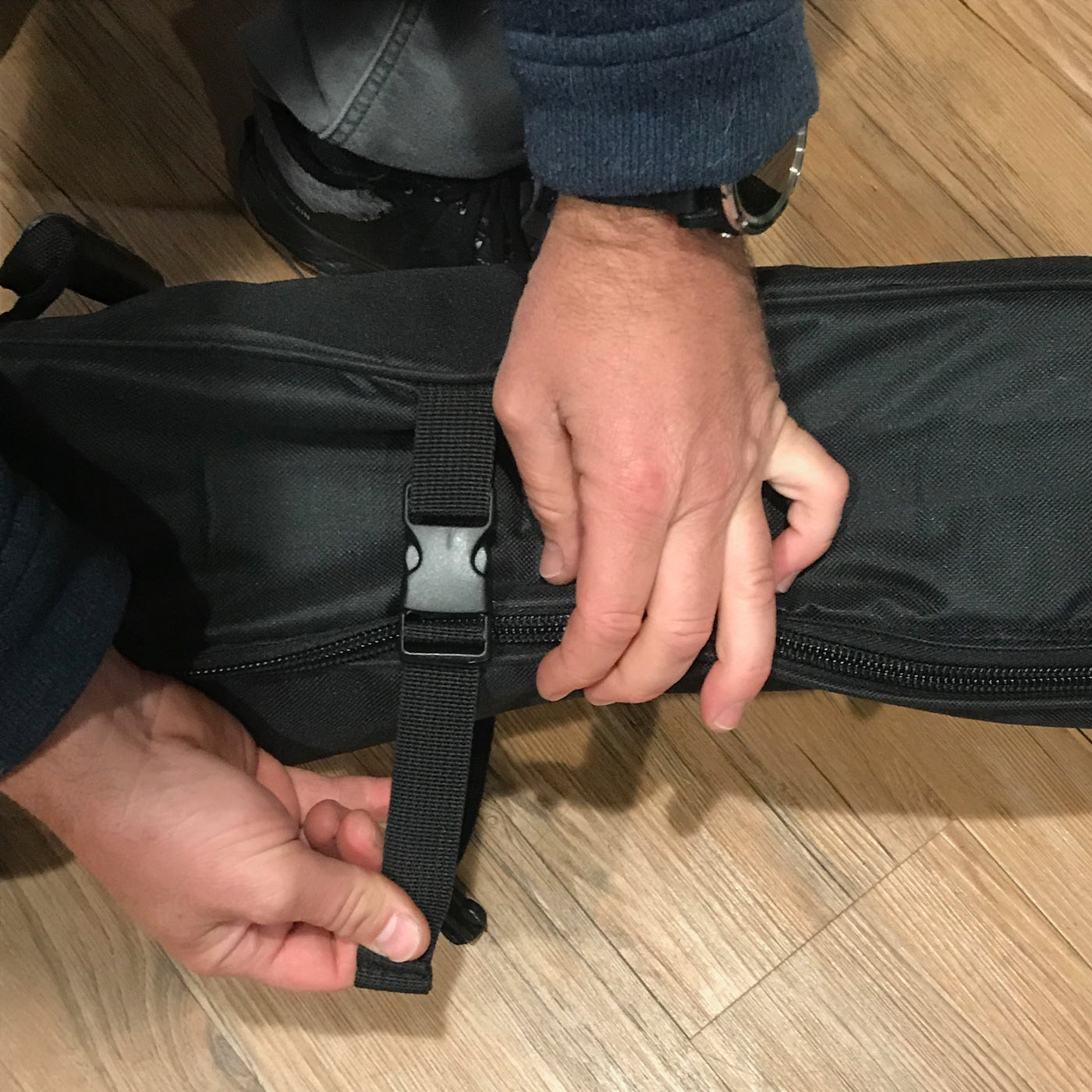 ANDRE SPEARGUNS - GEAR/FIN BACKPACK TRAVEL BAG - adjustable speargun holder