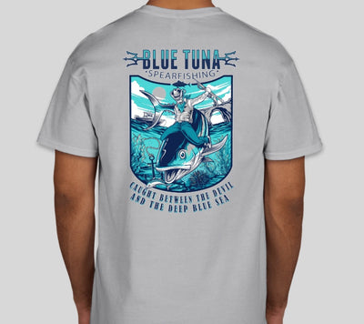 Deep Blue Tee - Blue Tuna Spearfishing Co