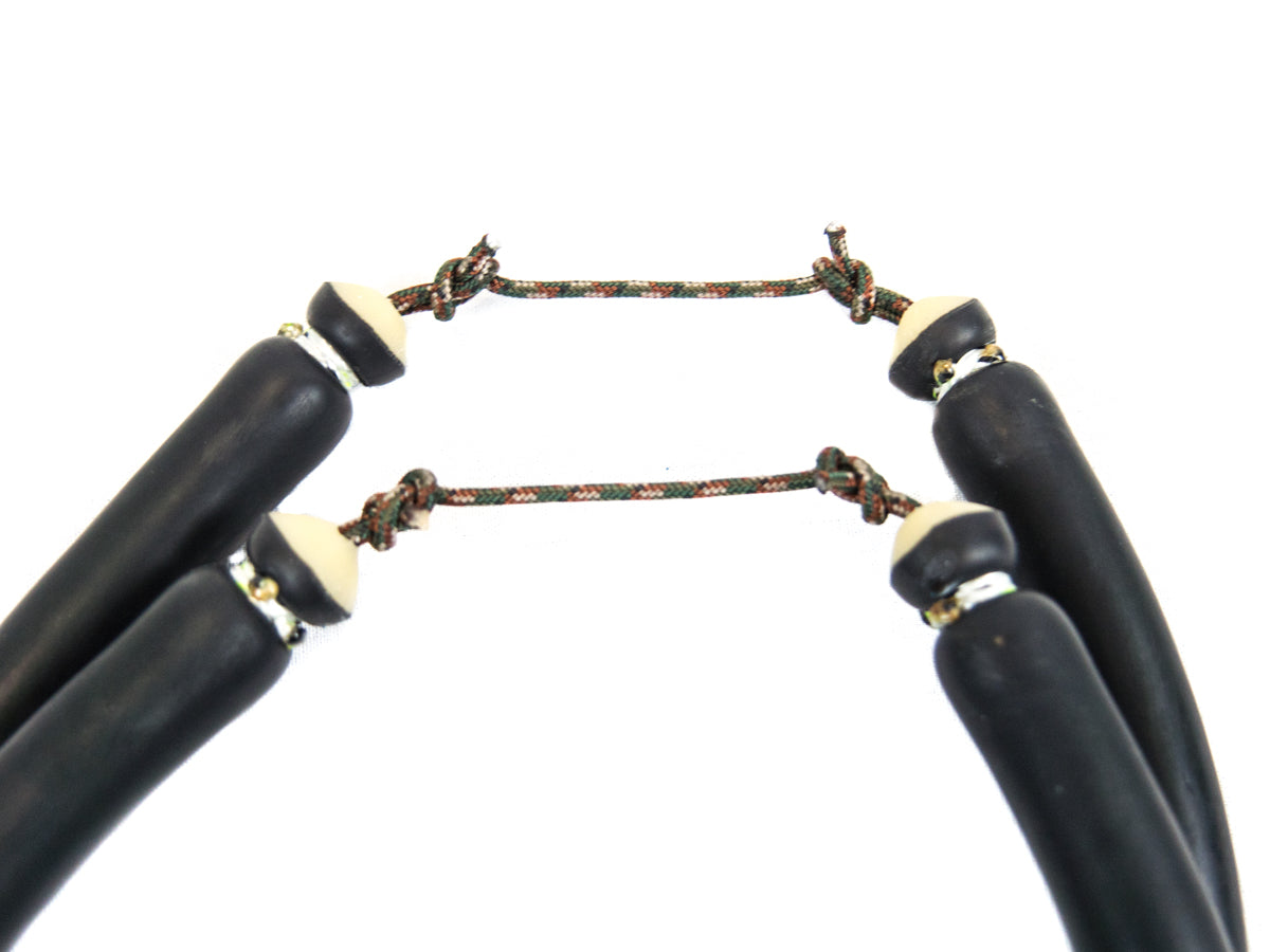 Black wishbones of 18mm Premade Latex Tubing Speargun Power Bands 