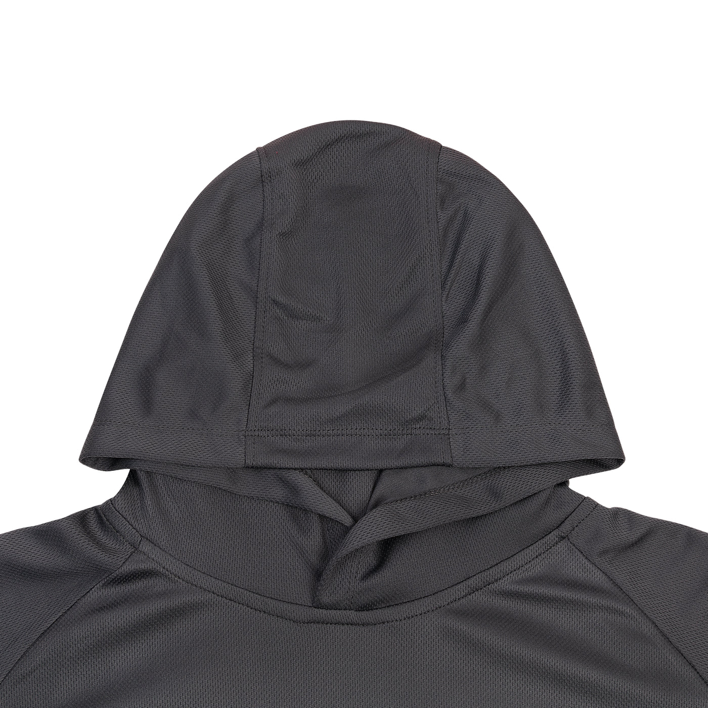 BTS Mesh Sun Hoodie with Face Cover Hood Close Up