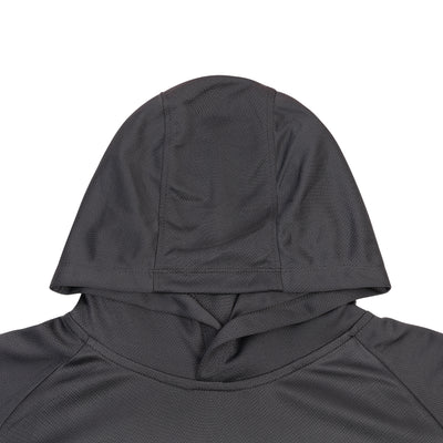 BTS Mesh Sun Hoodie with Face Cover Hood Close Up