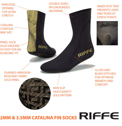 RIFFE 2-3.5MM DIVE SOCKS