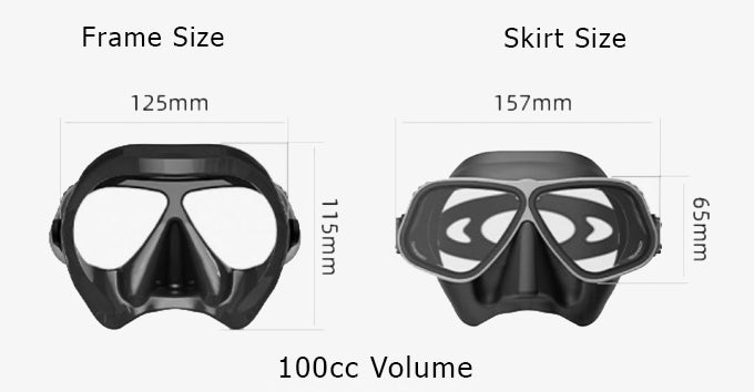 BTS Pacifica Dive Mask – Blue Tuna Spearfishing Co