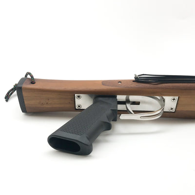 Andre Spearguns - AR-Handle with stainless steel frame - installed in gun 