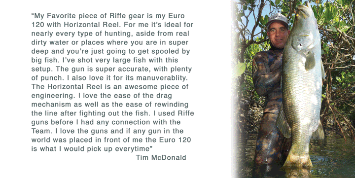 Riffe Euro Speargun Series – Blue Tuna Spearfishing Co