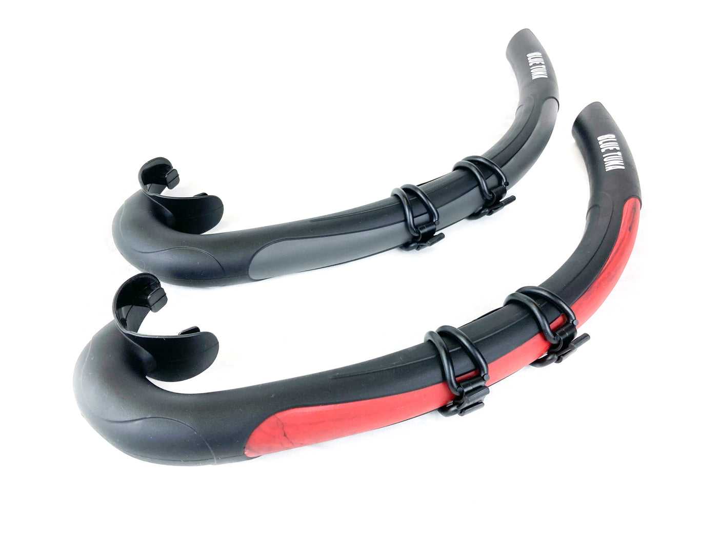 BTS AquaFlex Snorkel Side View Black and red