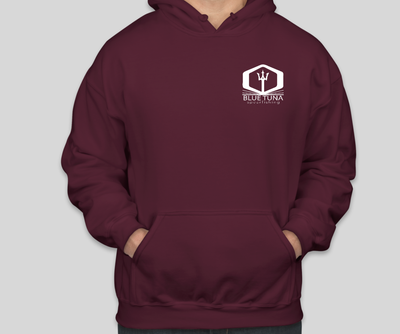 BTS Maroon Hoodie with Anchor Design